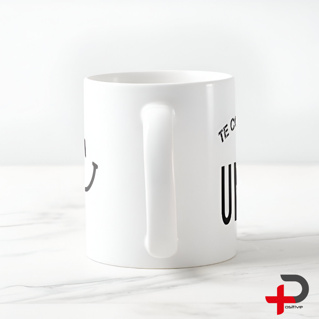 Mug Taza Pocillo Café con mensaje positivo, Regalo motivacional NO TE COMPARES ERES ÚNICA